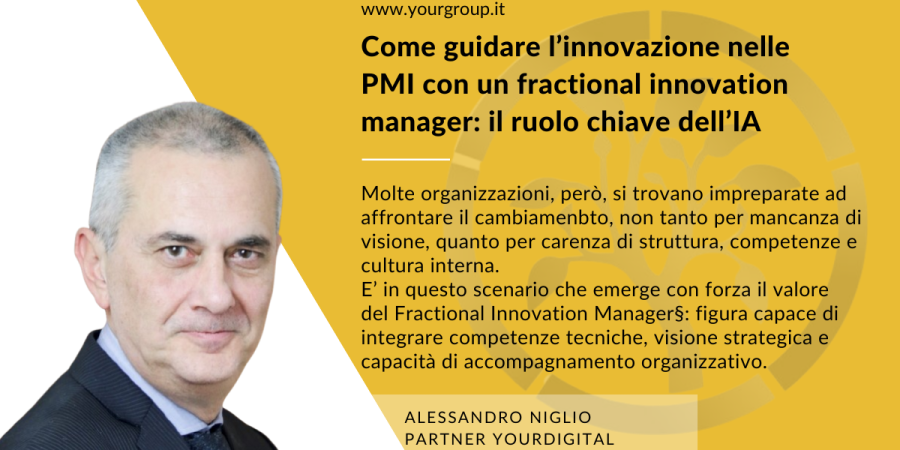 Come guidare l’innovazione nelle PMI con un fractional innovation manager: il ruolo chiave dell’IA